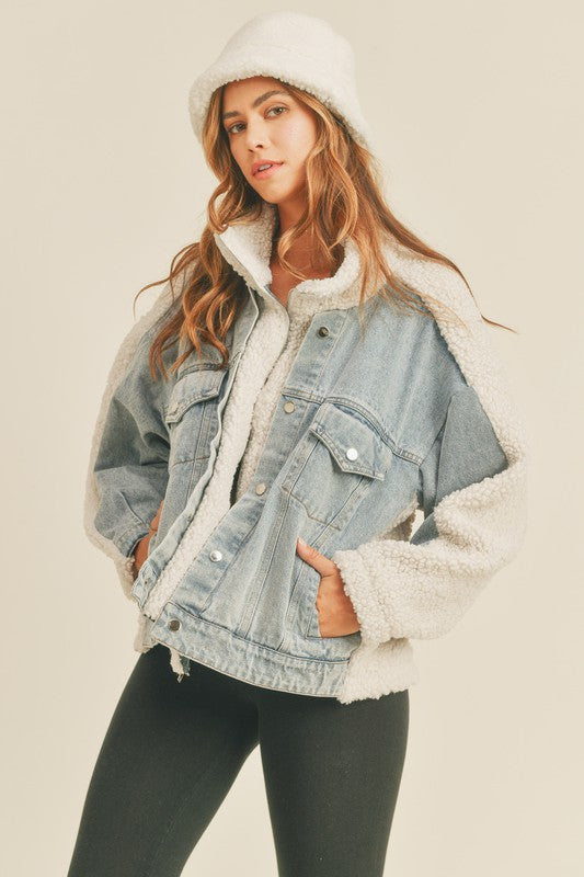 Fleece/Denim Duo Jacket