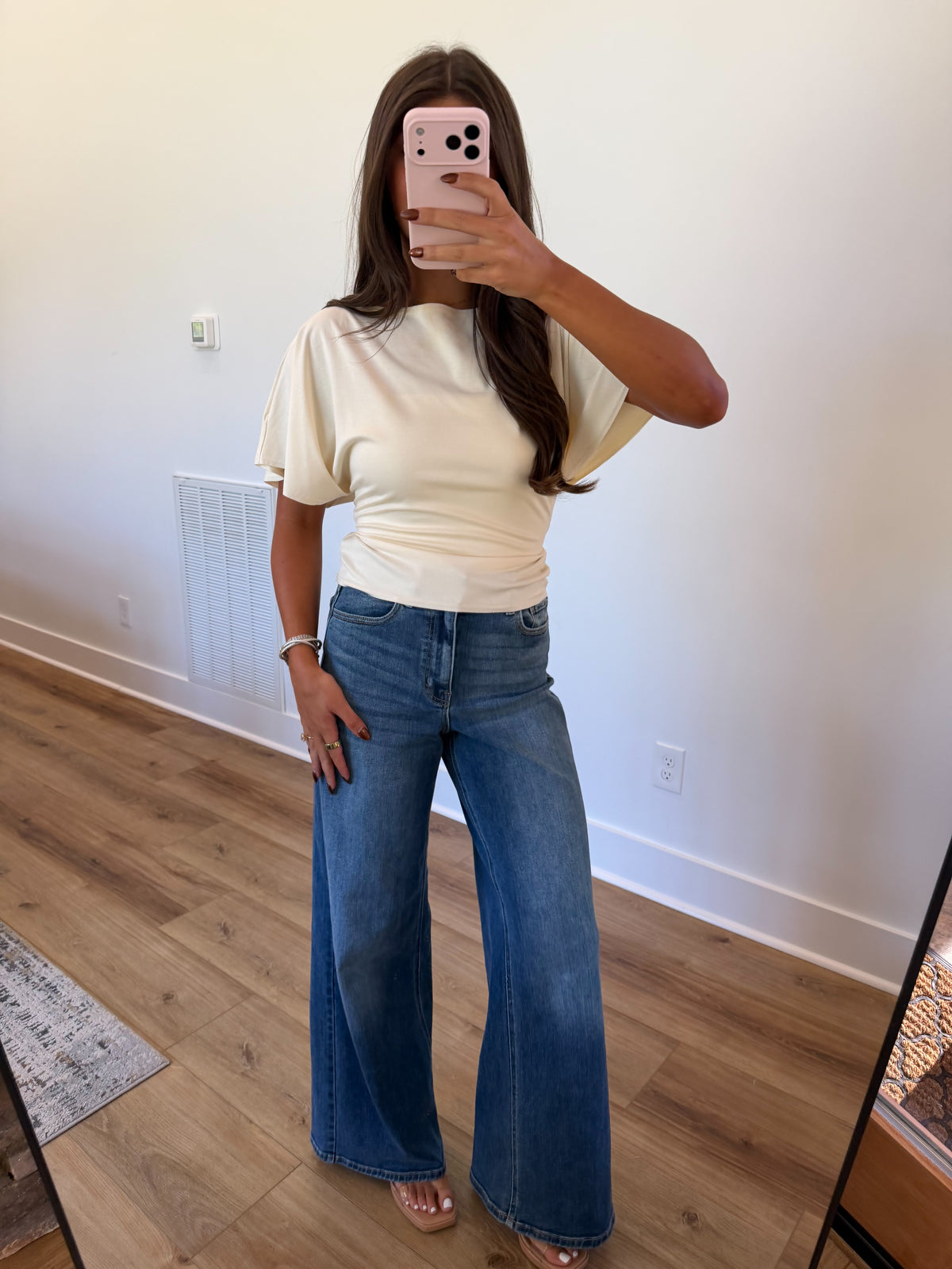 Sweet Silhouette Top (Cream)