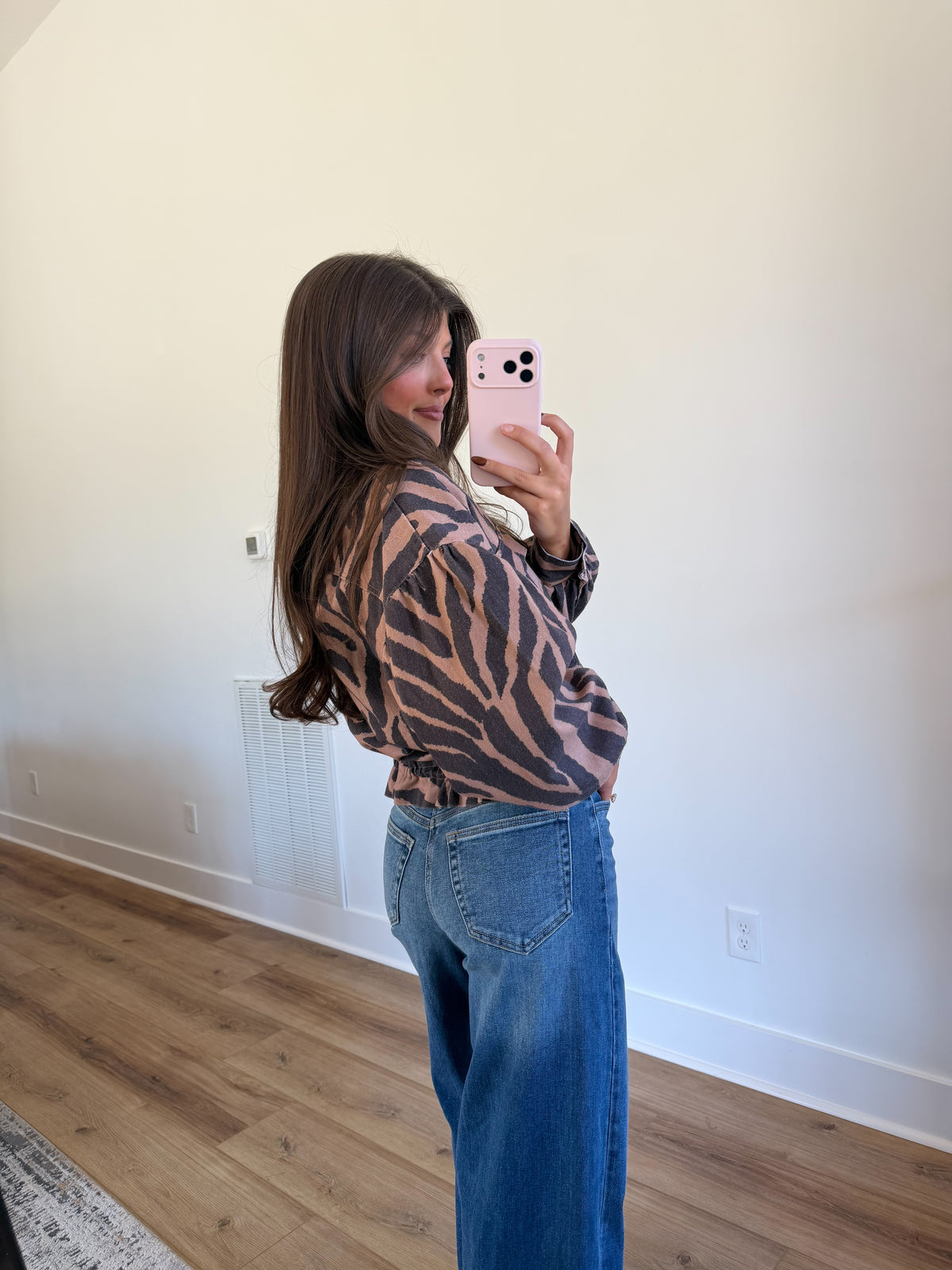 Soho Zebra Top