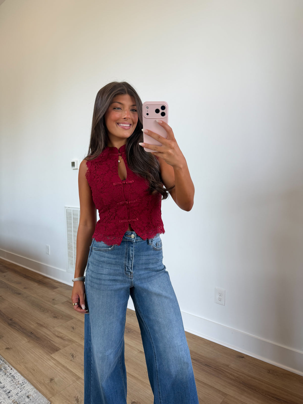 Date Night in Burgundy Top