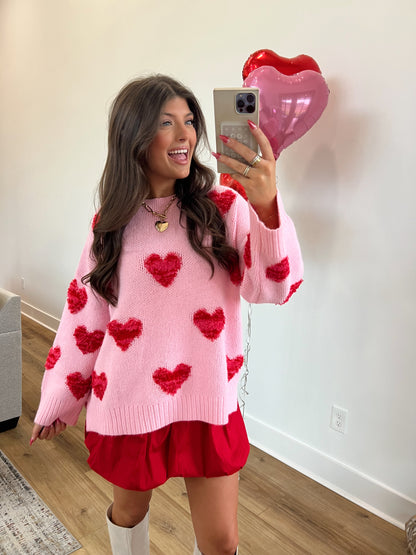 Pink Sweetheart Sweater