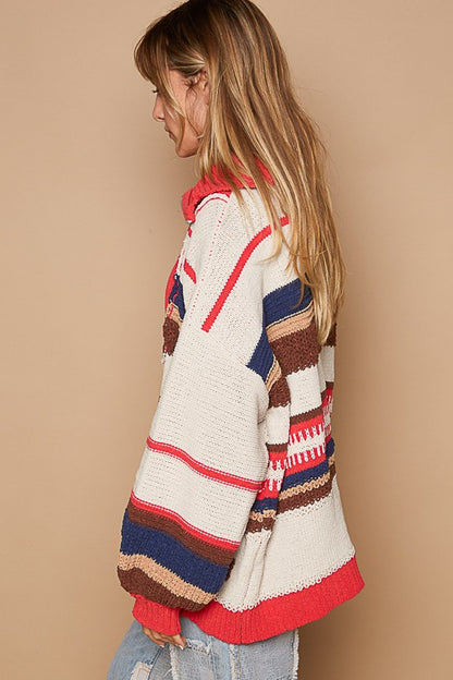 Dreamy Pullover (Red Multi)