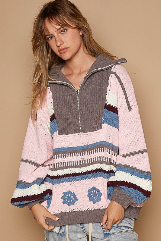 Dreamy Pullover (Pink Multi)