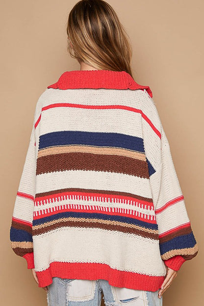 Dreamy Pullover (Red Multi)