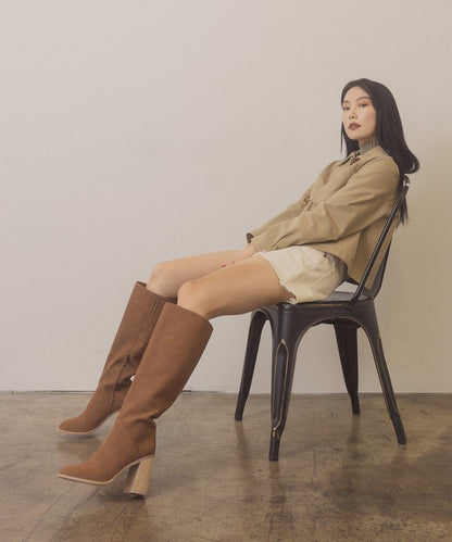 Brown Knee High Boots (Restock)