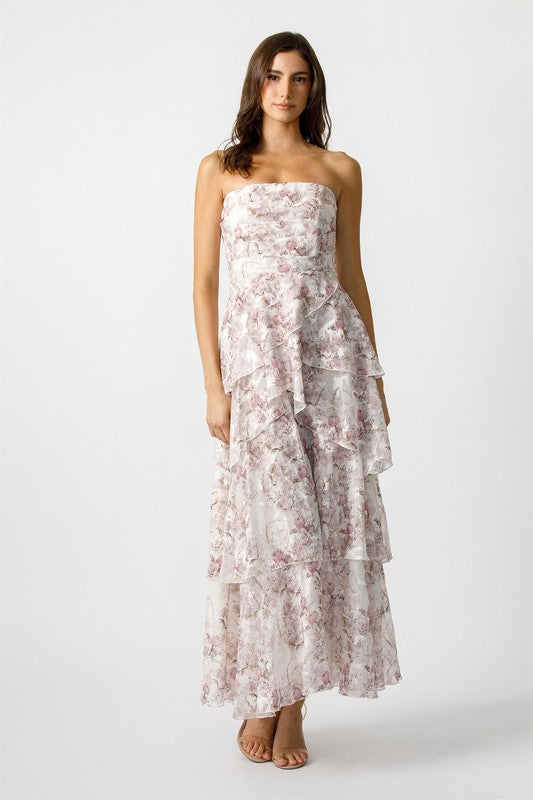 Fanci Ruffle Floral Dress