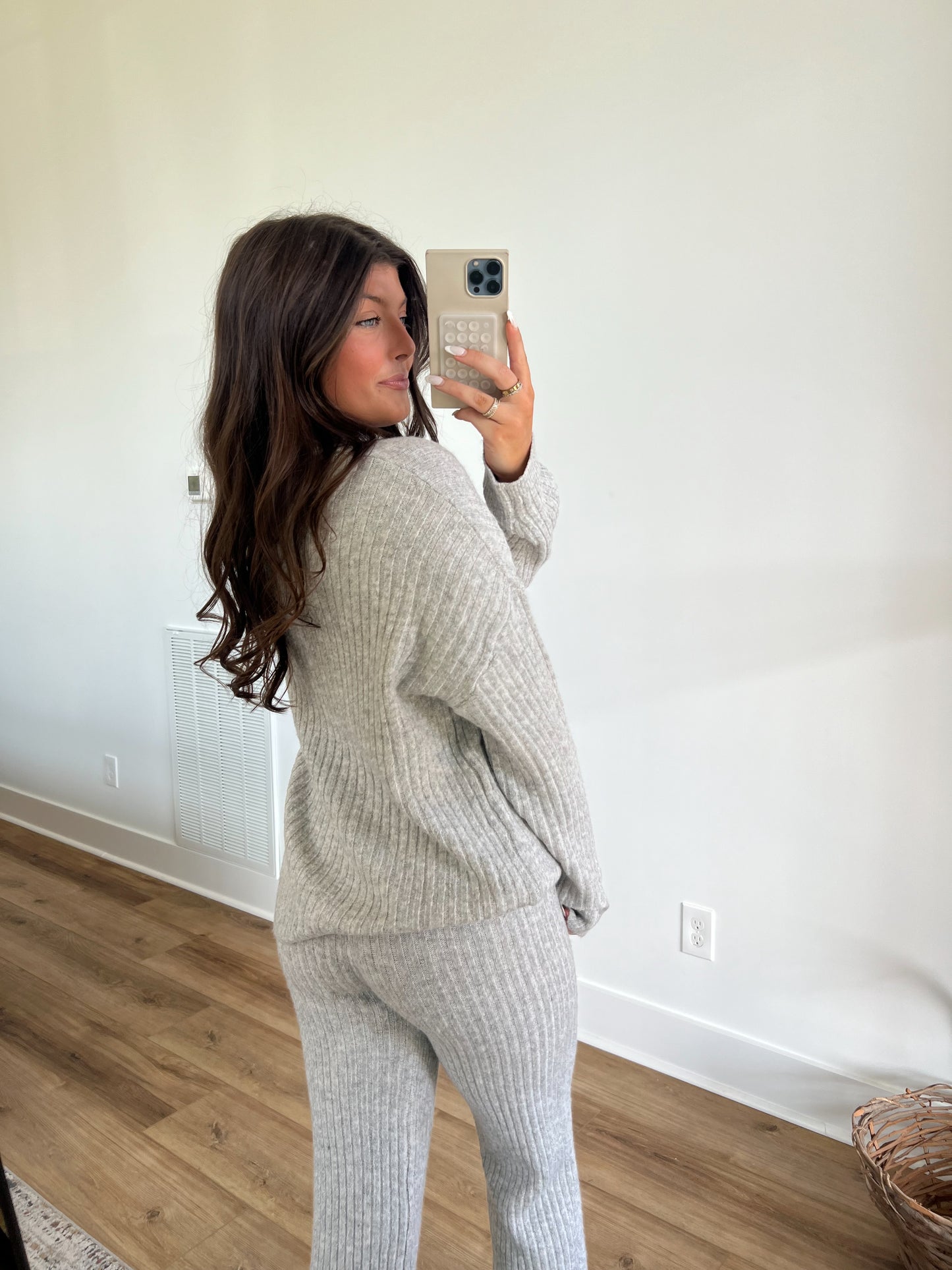 Off Day Cozy Ribbed Knit Set