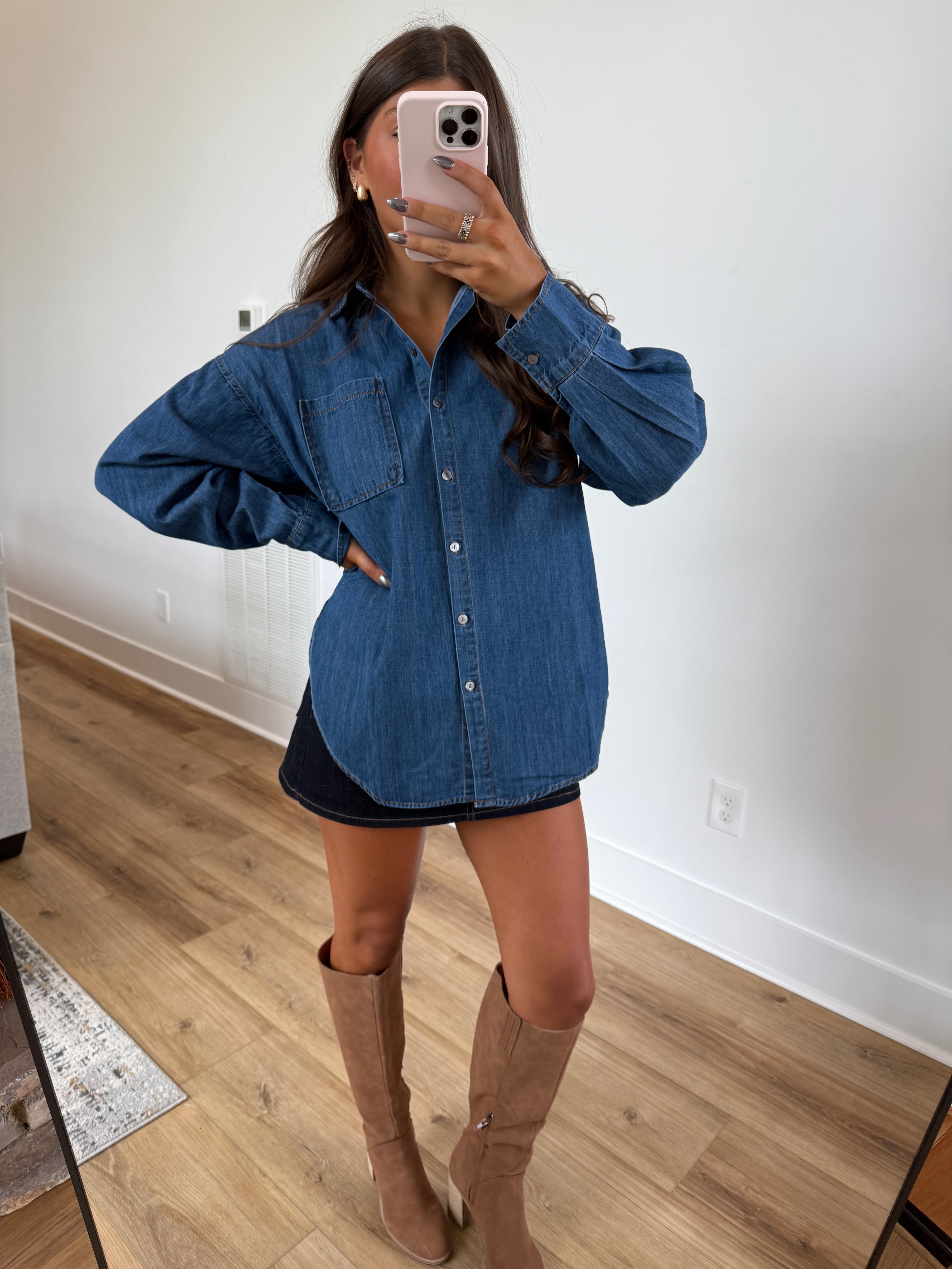 Boyfriend Denim Shirt