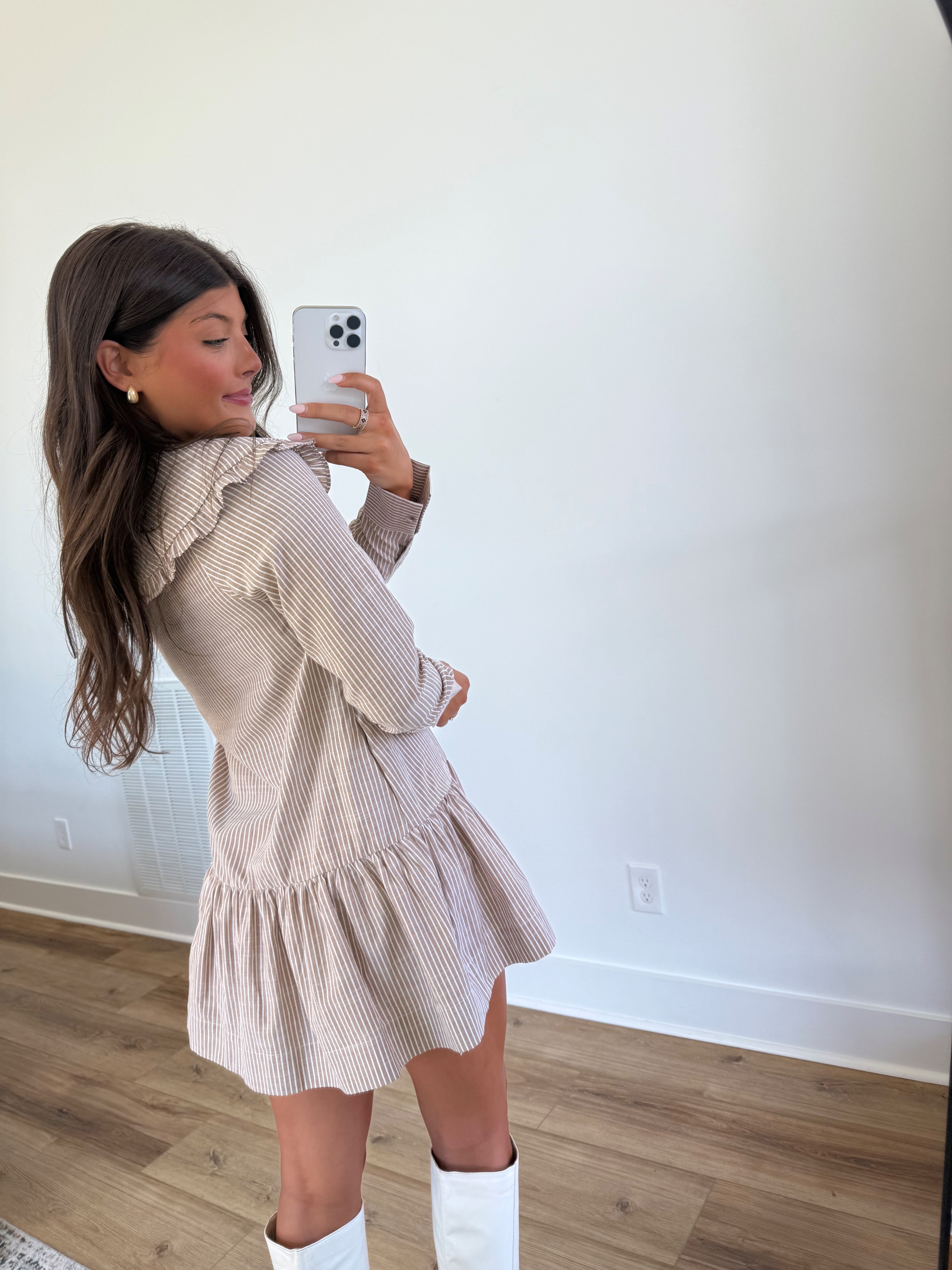 Thankful Days Collared Dress