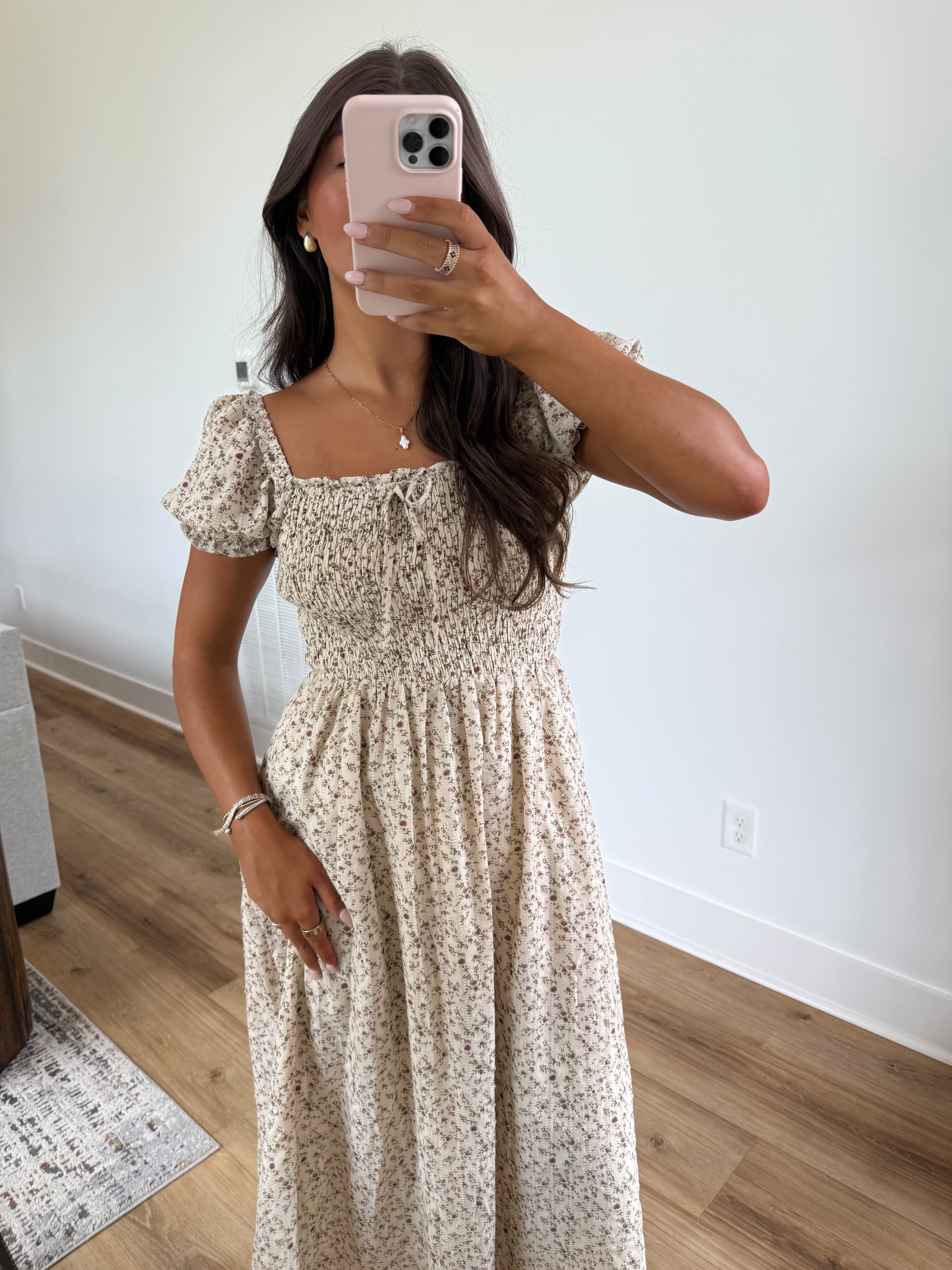 Mattie Florals Maxi Dress