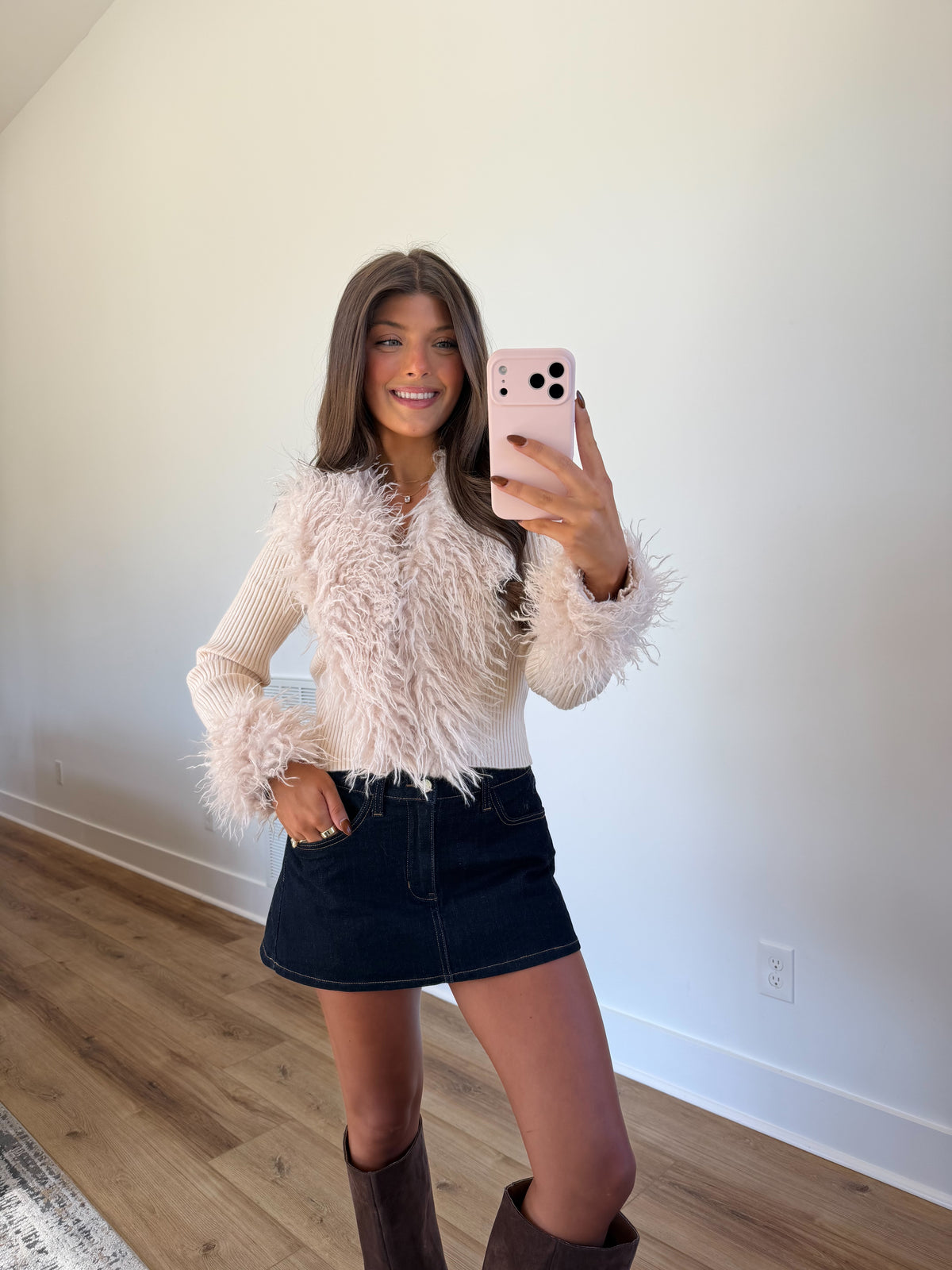 Elaine Fur Top (PRE-ORDER (1-2 weeks)/ Restock)