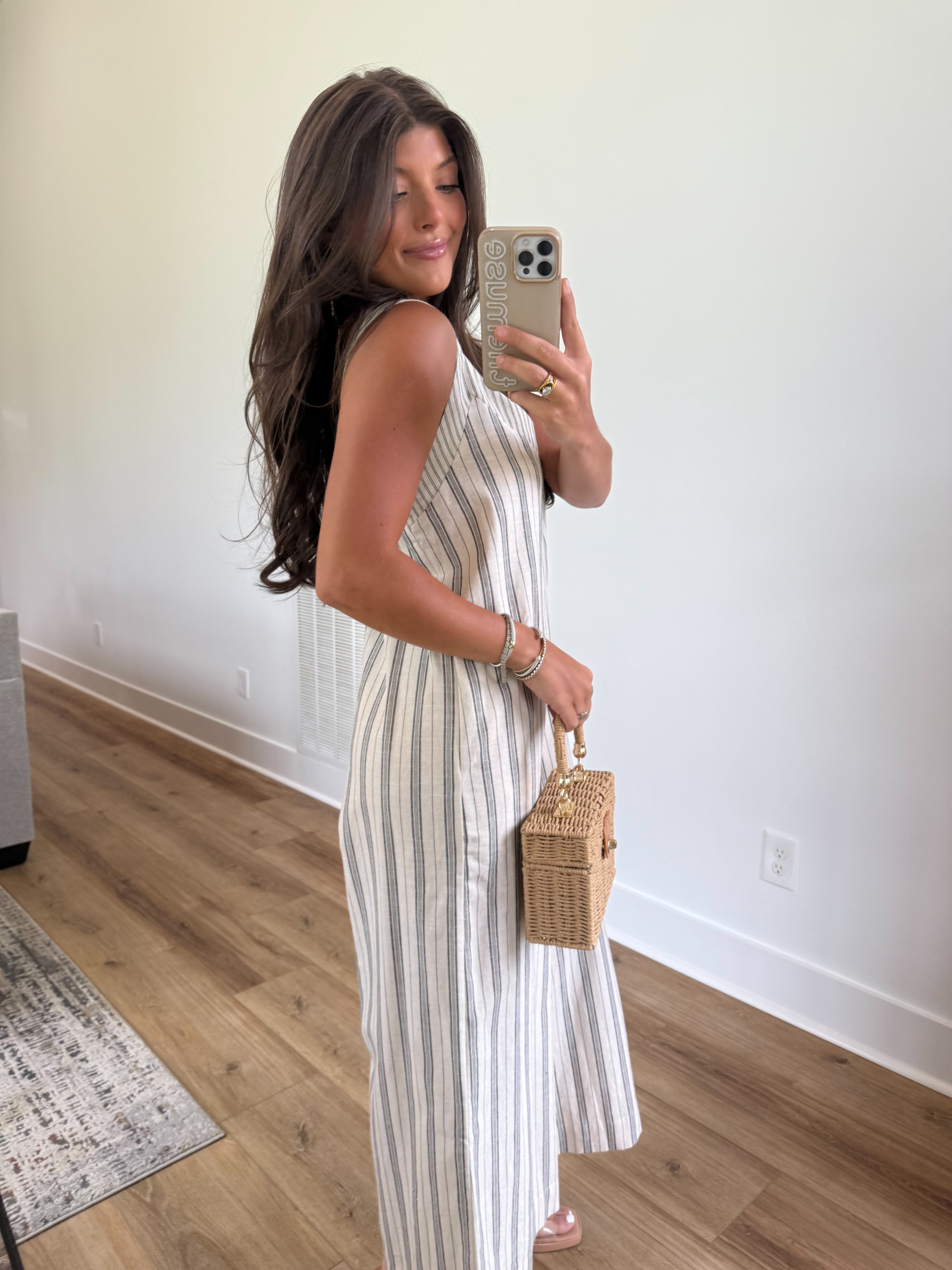 Melanie Stripe Jumpsuit