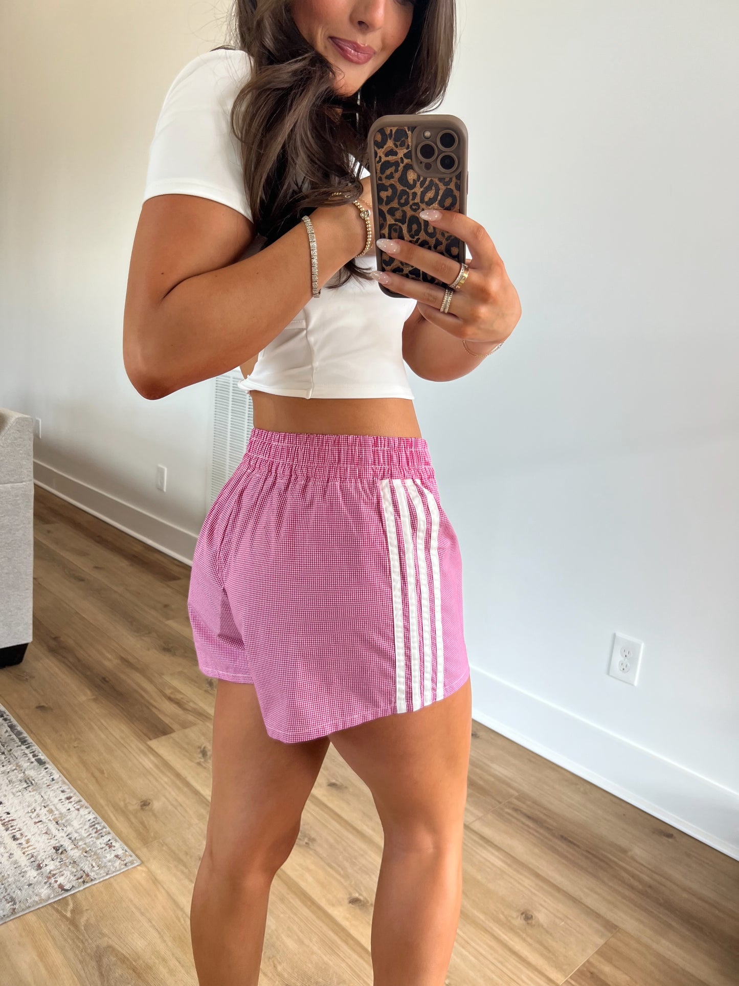 Pink Gingham Boxers