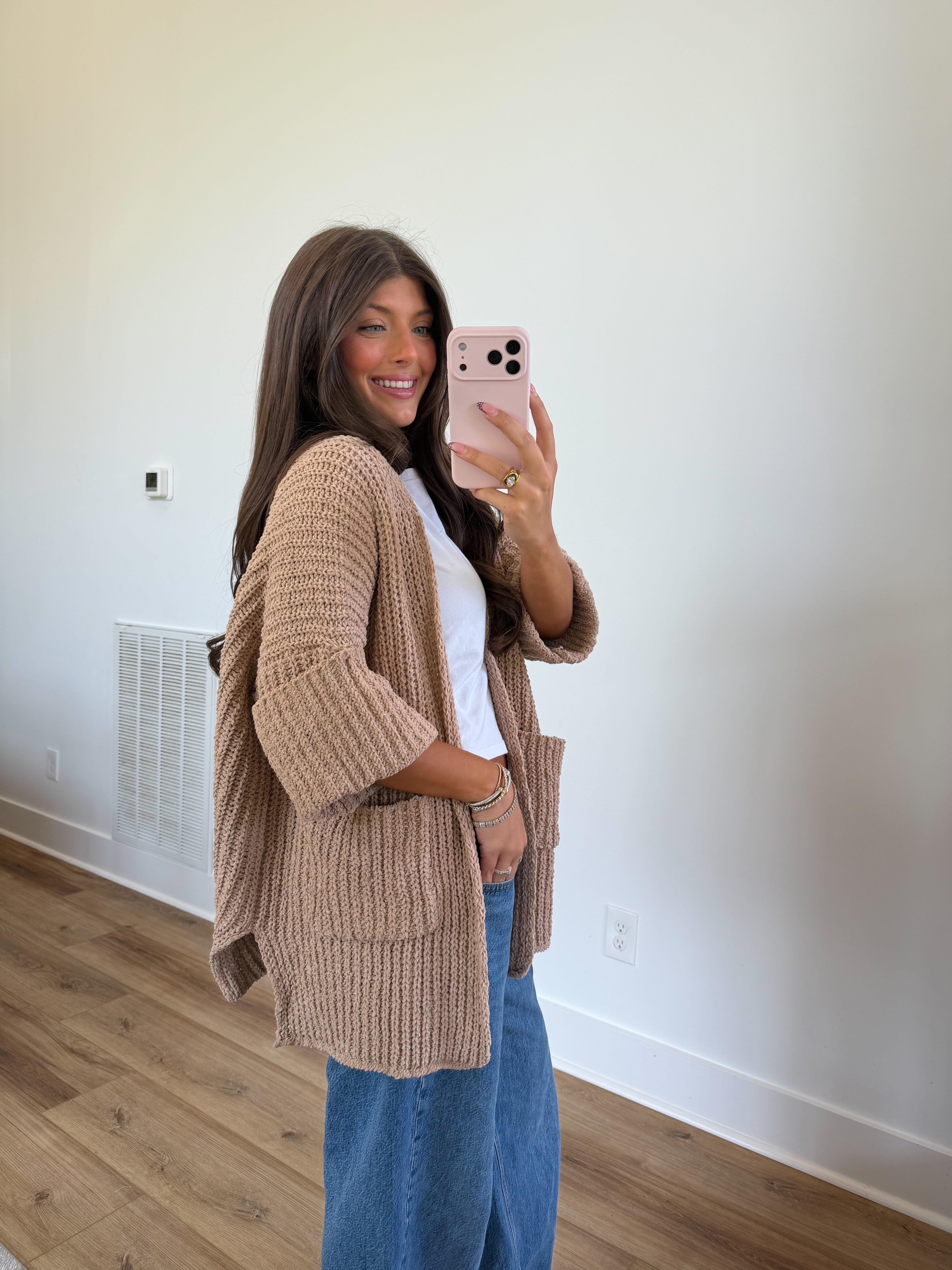 Meet Me in Fall Cardigan (Tan)