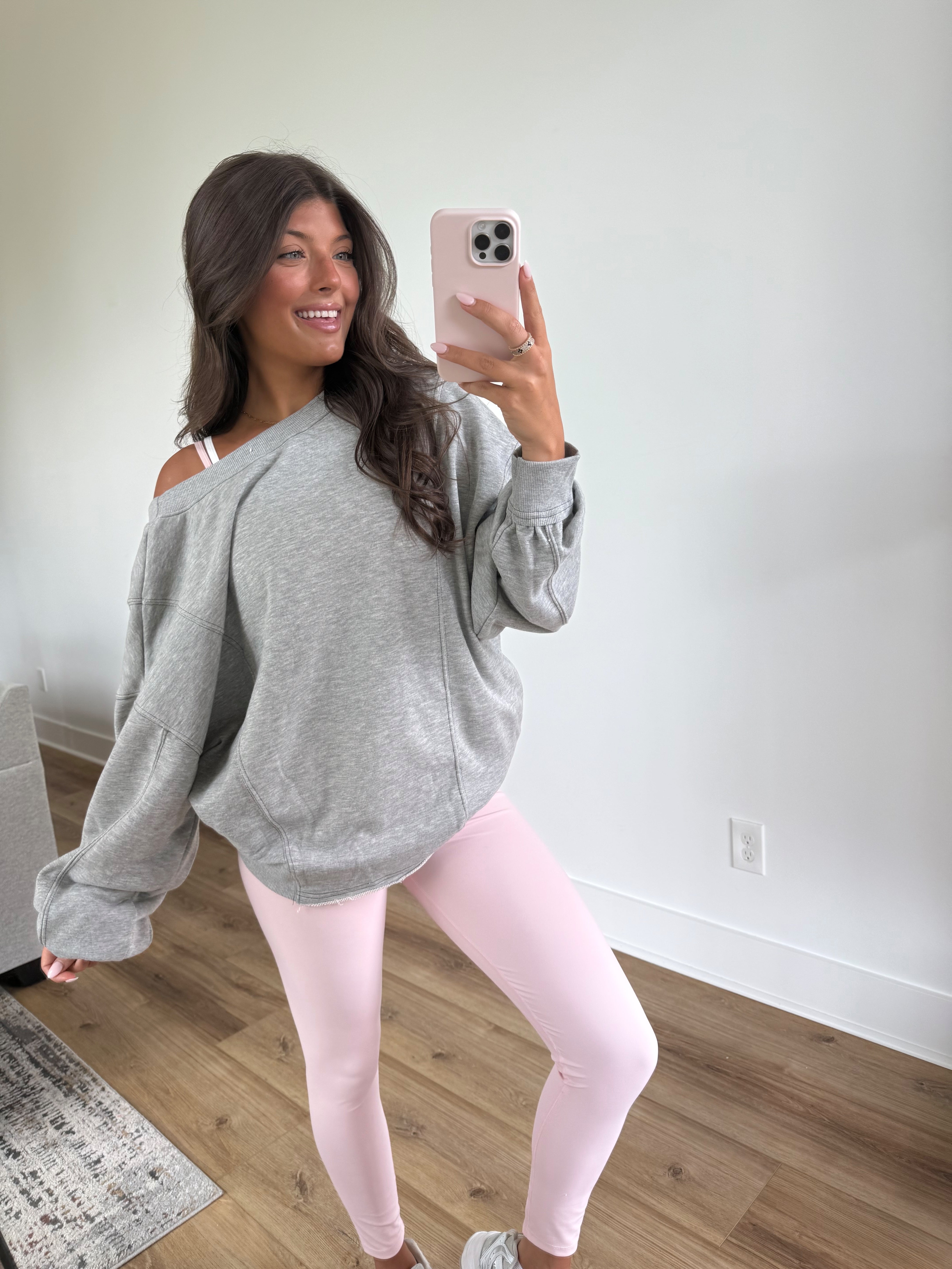 Reversible Twist Sweater (Grey)