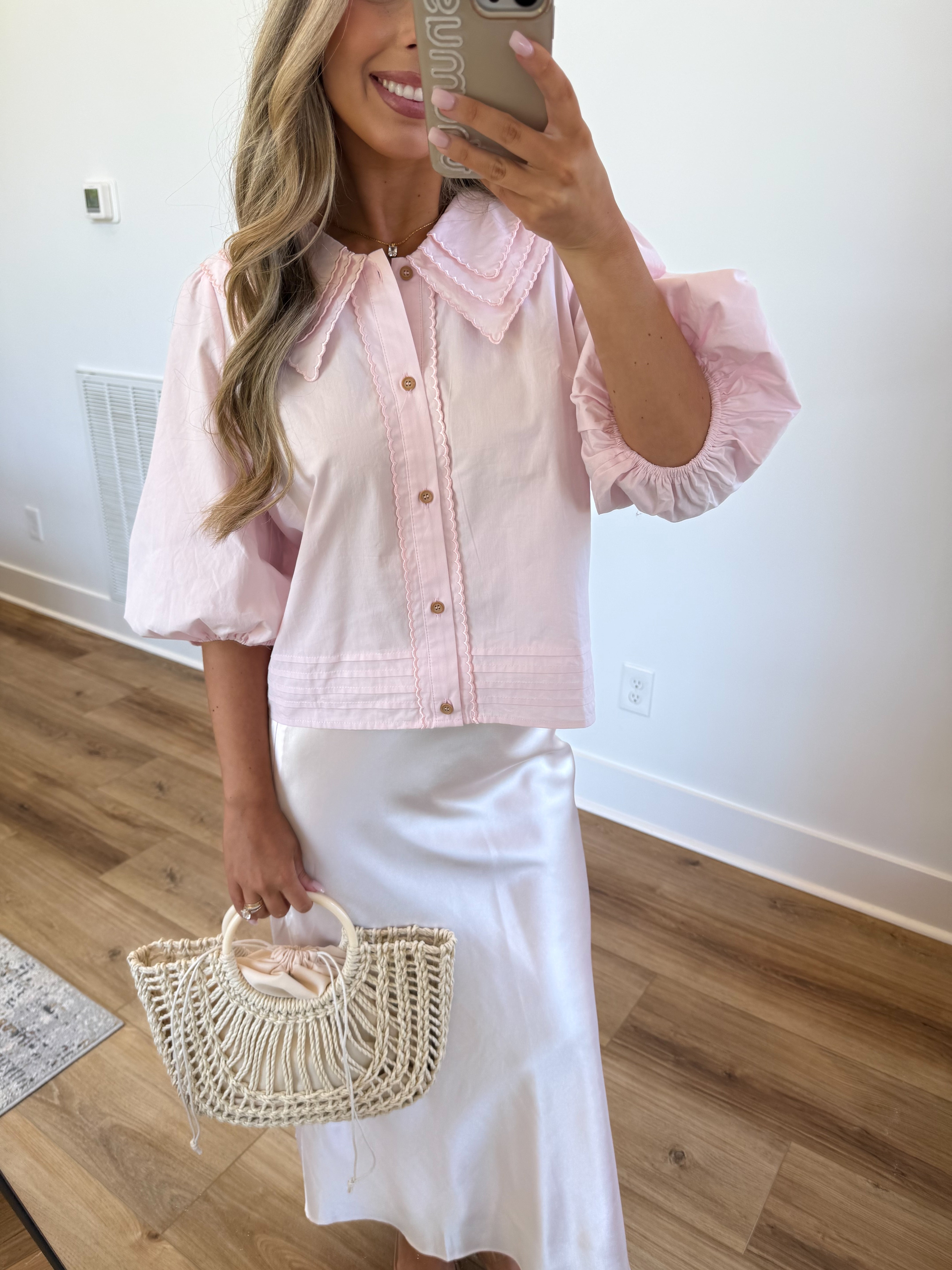 The Heirloom Blouse (Pink)