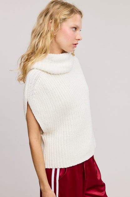 Ivory Cowl Neck Sweater (PRE-ORDER/Restock)