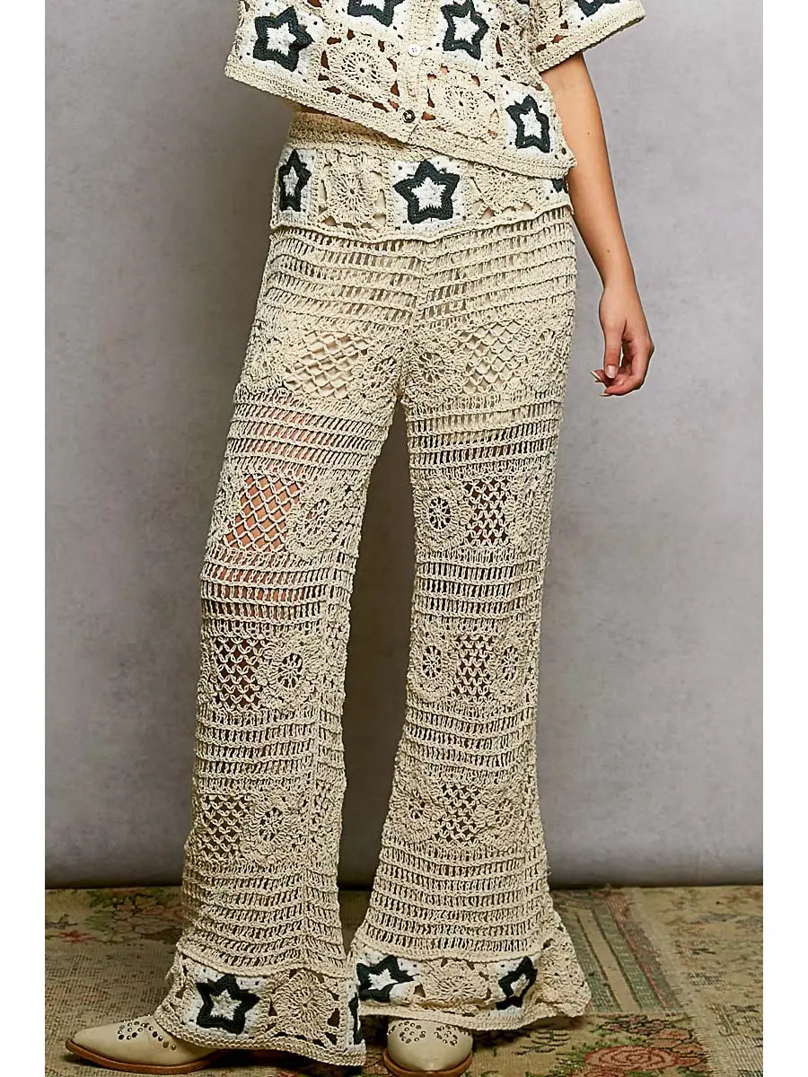 Star Crochet Pants