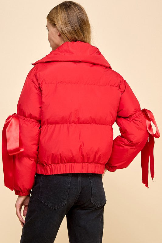 Girly Girl Puffer (RED)