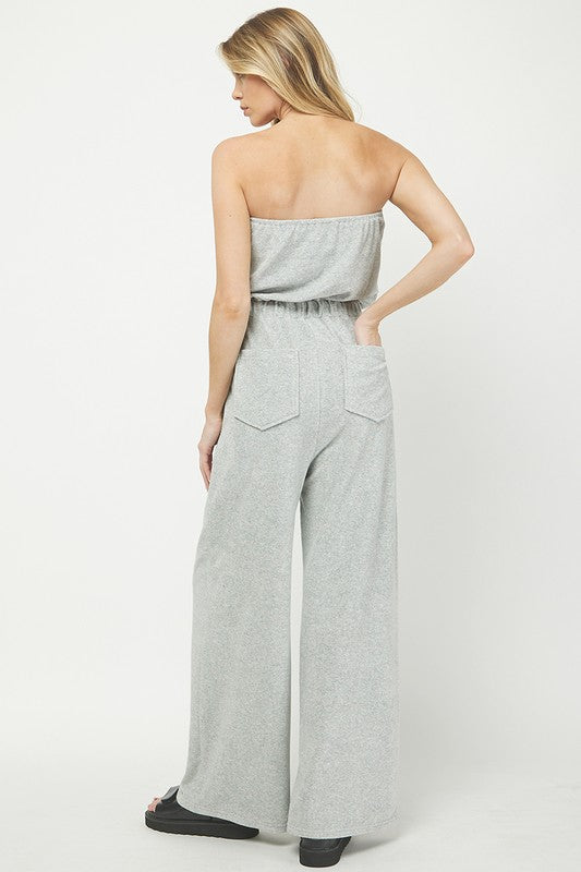 Grey Terry Jumpsuit