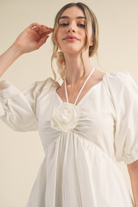 Final Rose Mini Dress
