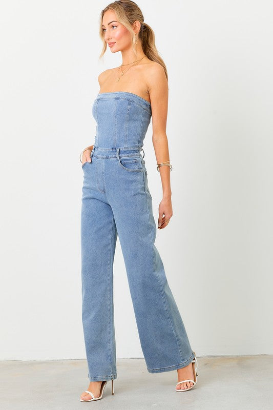 Beck Denim Jumpsuit