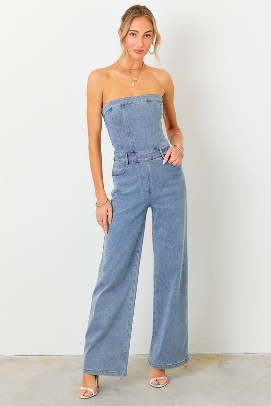 Beck Denim Jumpsuit