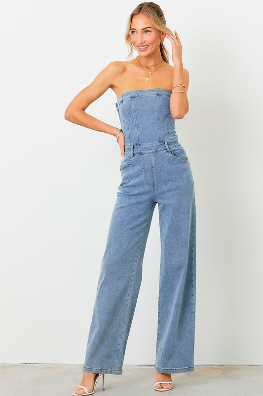 Beck Denim Jumpsuit