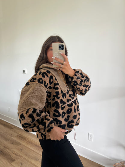 Cheetah Cozy Sherpa (Restock)