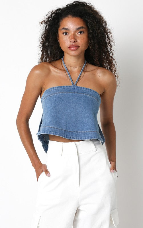 Destin Denim Top