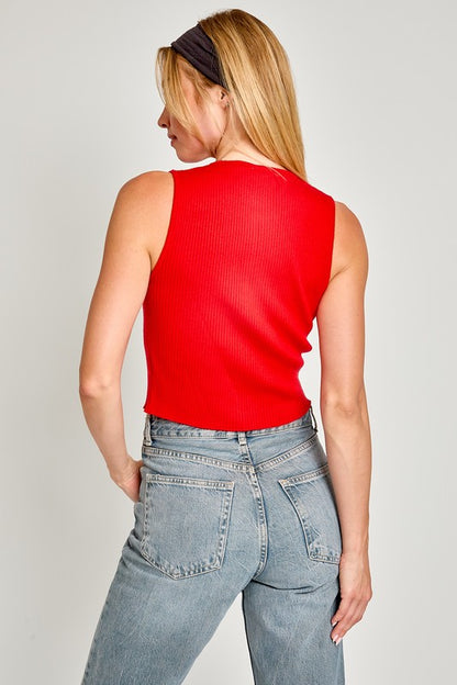 Go Team Bow Tank (Red)