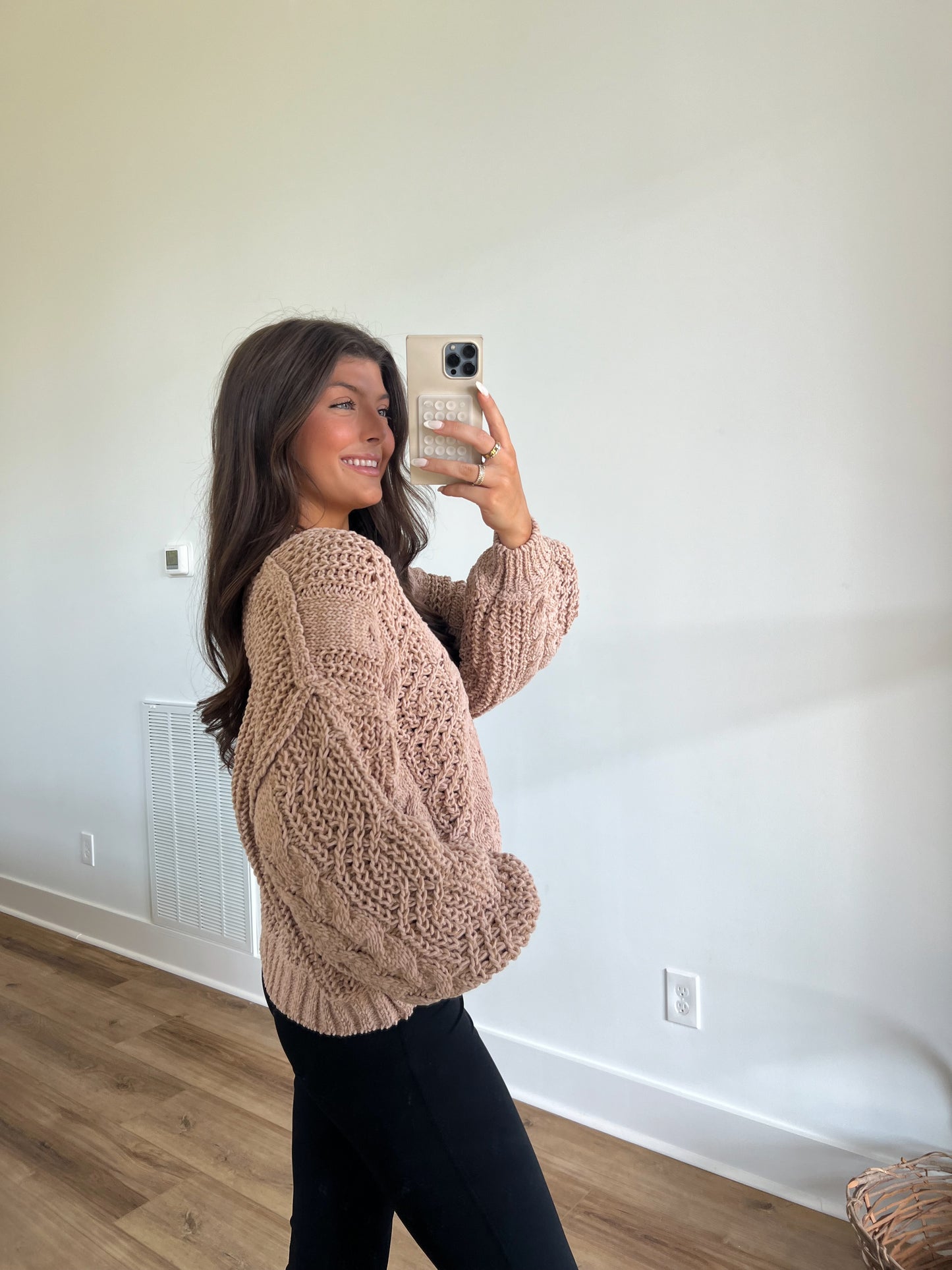 Choclate Chenille Sweater