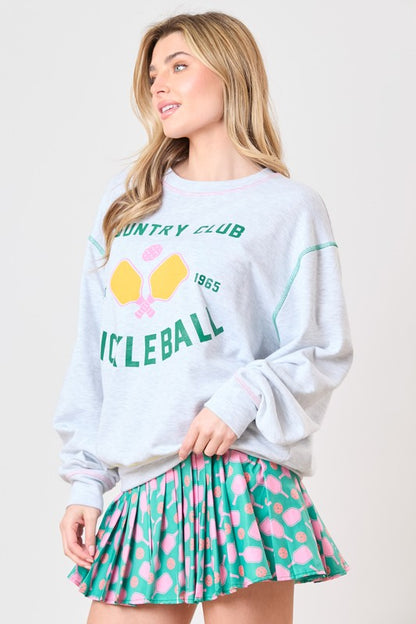 Pickleball Country Club Sweatshirt