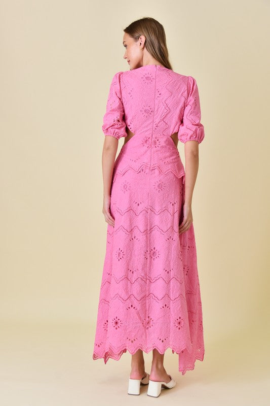Coosa Eyelet Maxi Dress