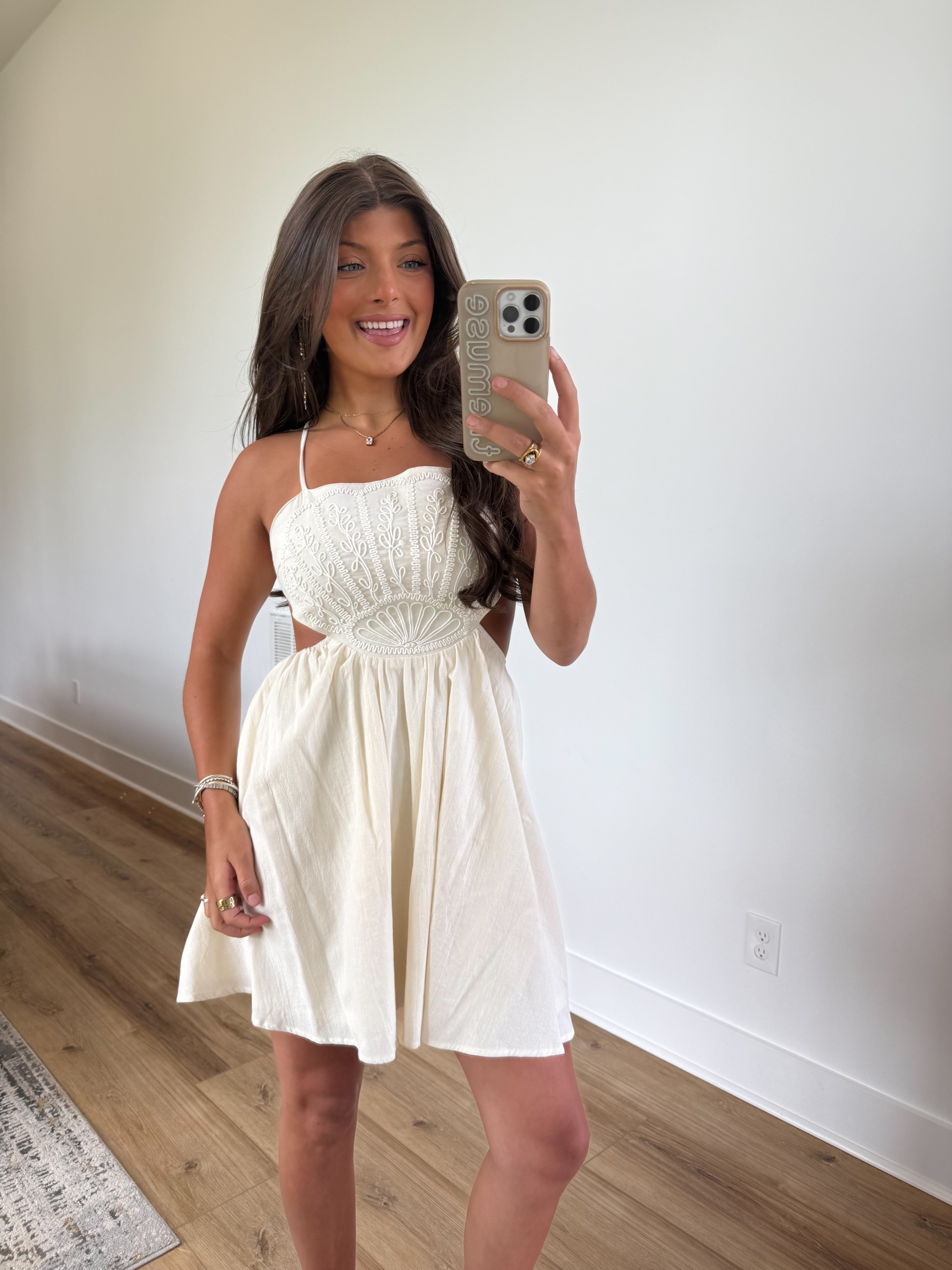 Cream Seashell Romper