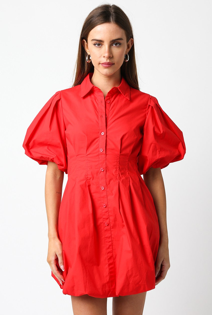 Red Bubble Dress
