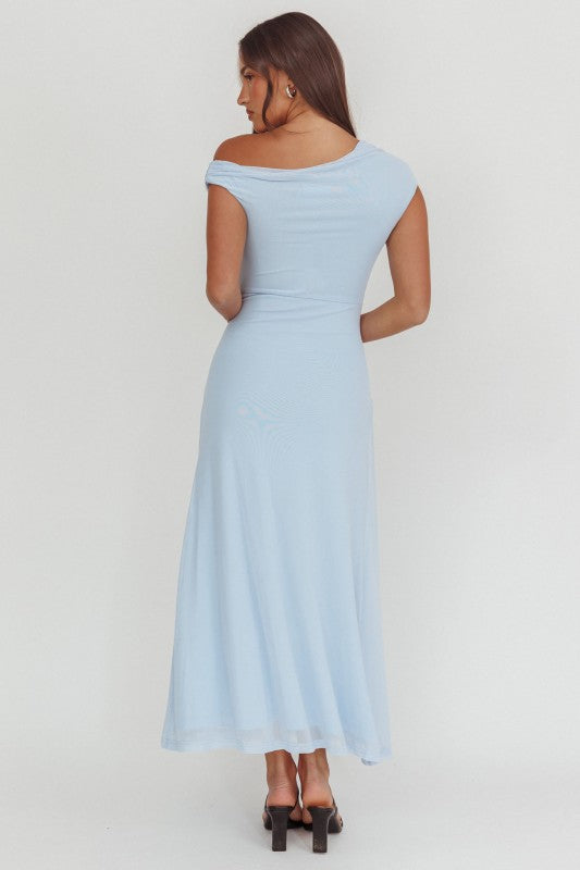 The Santorini Sky Dress (PRE-ORDER (1-2 weeks)/ Restock)