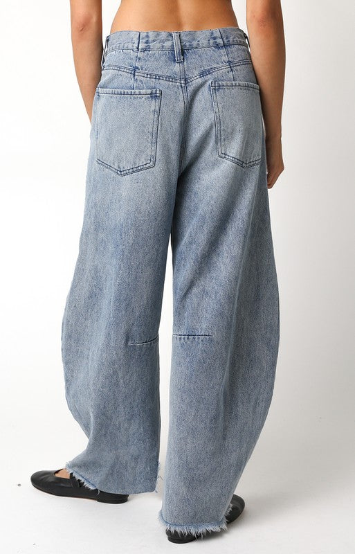 Linny Barrel Jeans(PRE-ORDER (1-2 week)/ Restock)