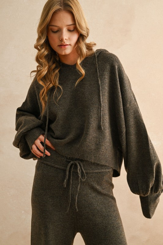 The Mocha Balloon Knit Set