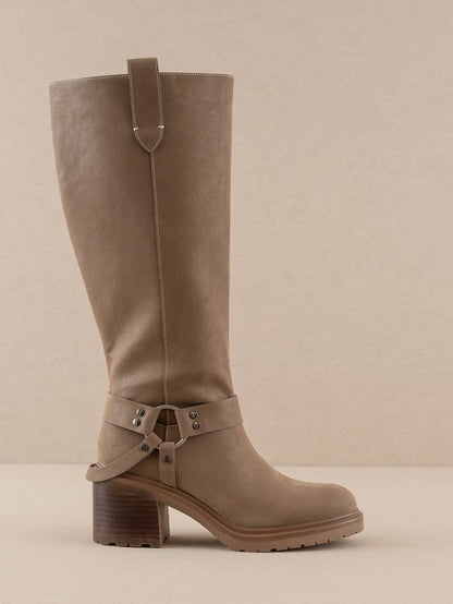 Knee High Buckle Boots