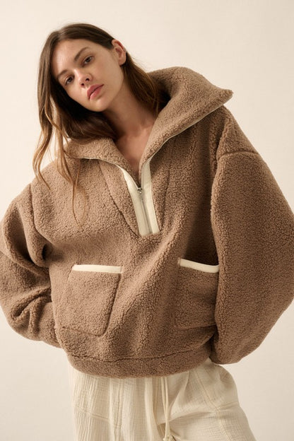 Brown Sugar Sherpa Pullover