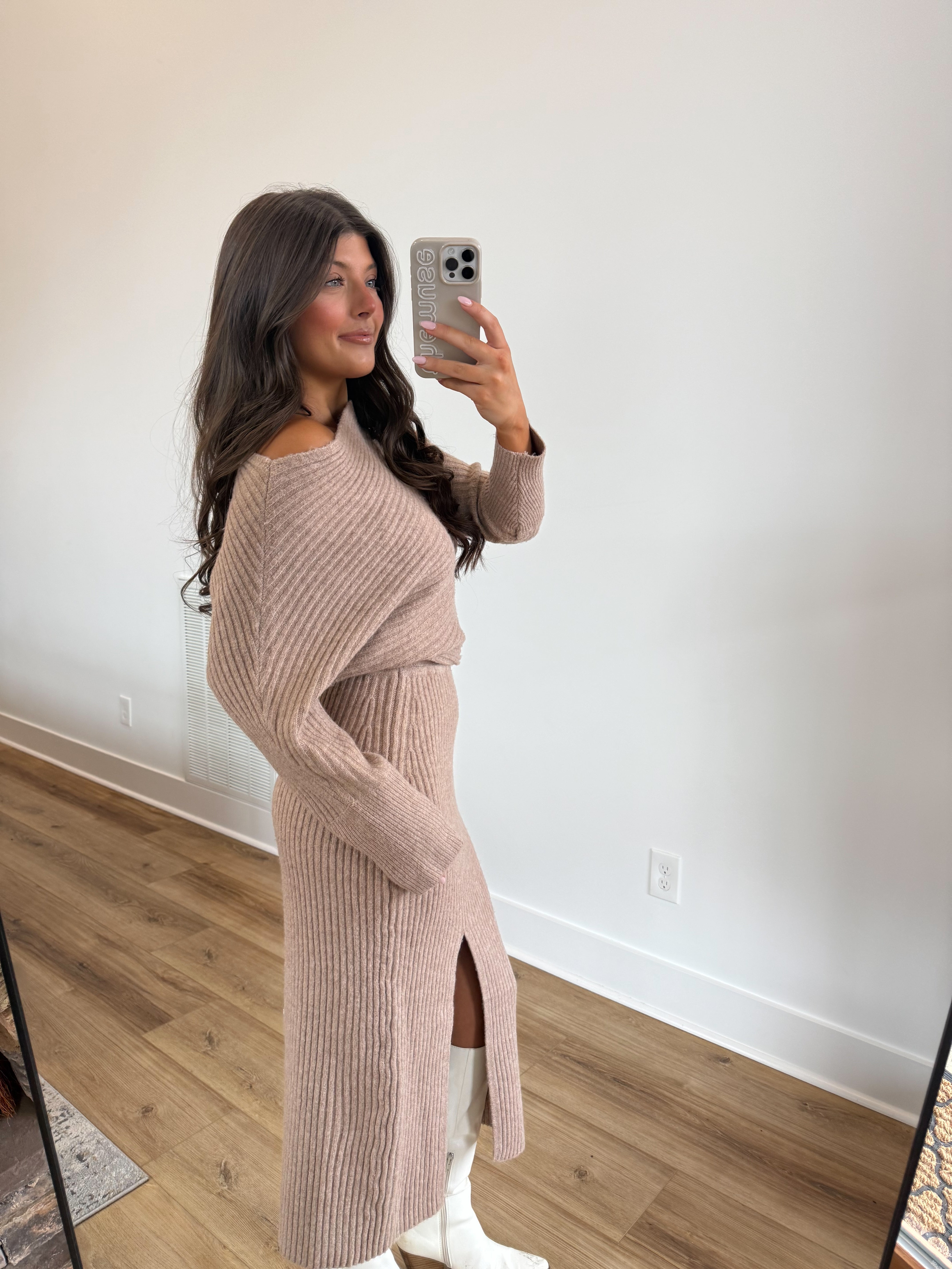 Holiday Toast Knit Dress