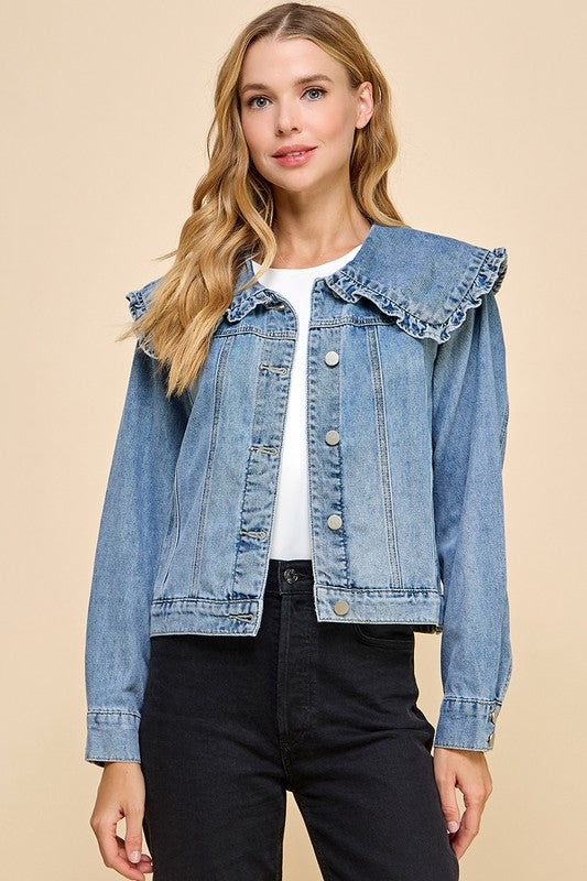 Donner Denim Collared Jacket