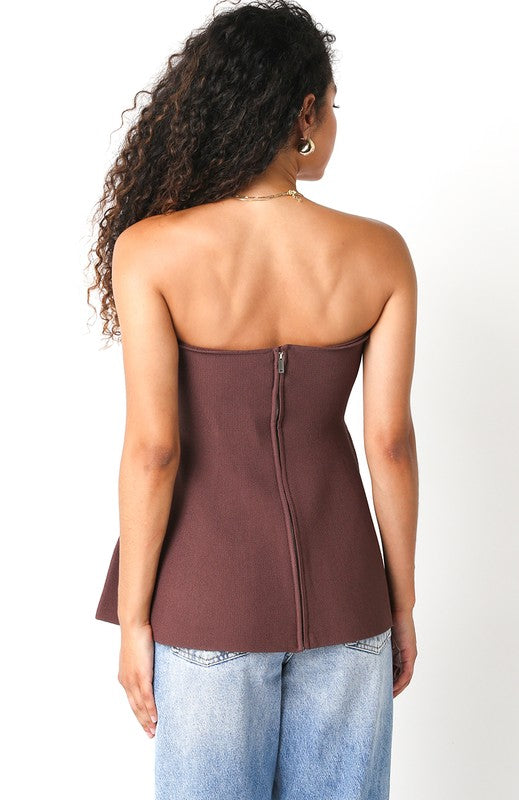 Celeste Strapless Top