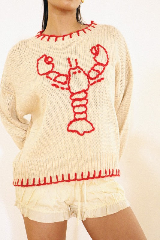 Lobster Knit Sweater