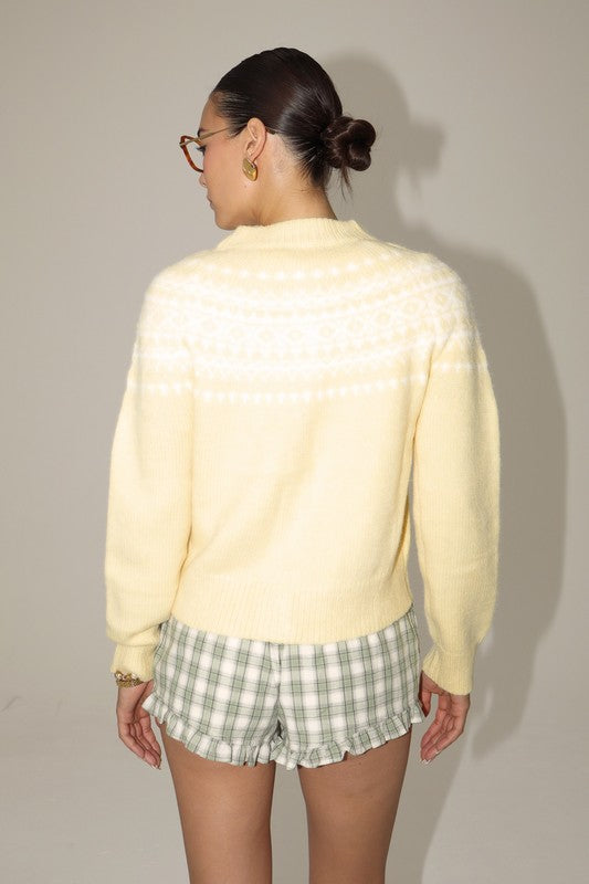 Sunshine Button Up Sweater