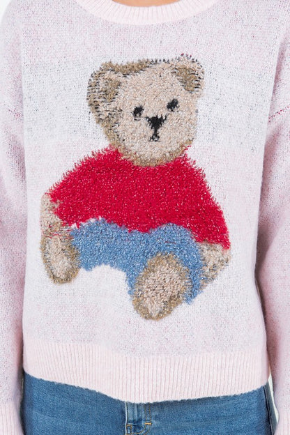 Pink Bear Obsessed Sweater