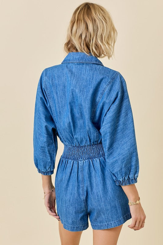 Denim Days Romper