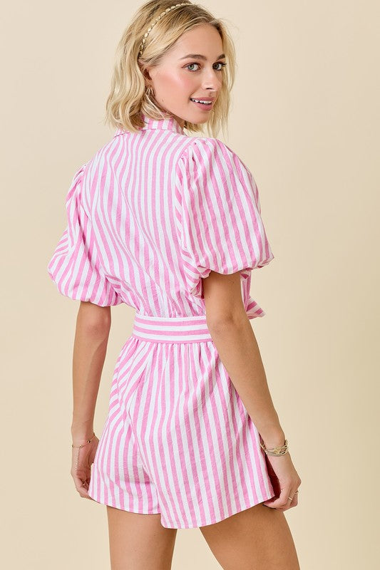 Pink St. Tropez Romper