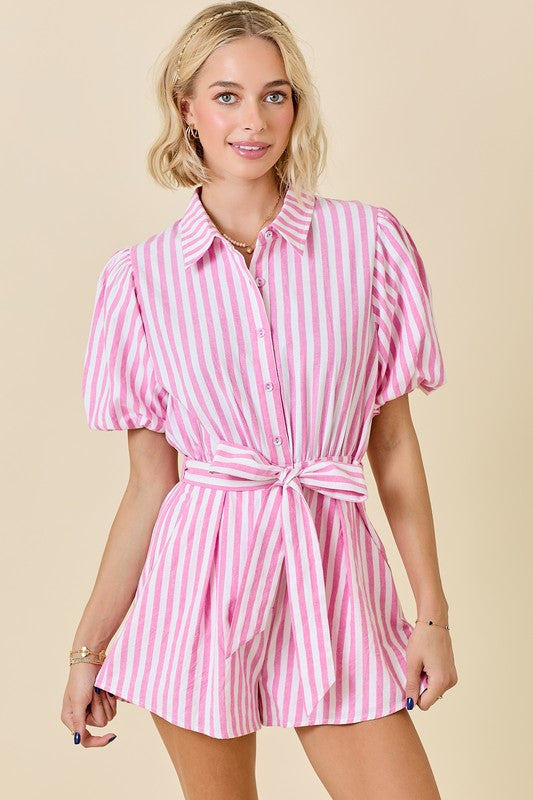 Pink St. Tropez Romper